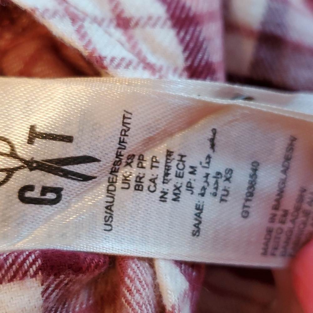 LAST ONE Really cute & fun plaid Goodthreads XS brushed flannel dress with belt - Picture 7 of 7